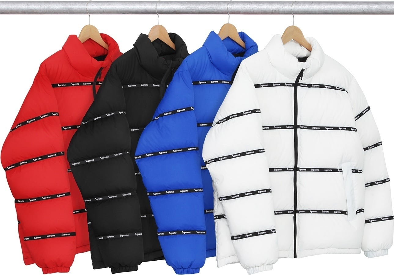 Logo Tape Puffy Jacket
